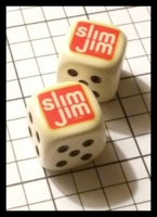 Dice : Dice - My Designs - Food Slim Jim Pair - Sept 2012